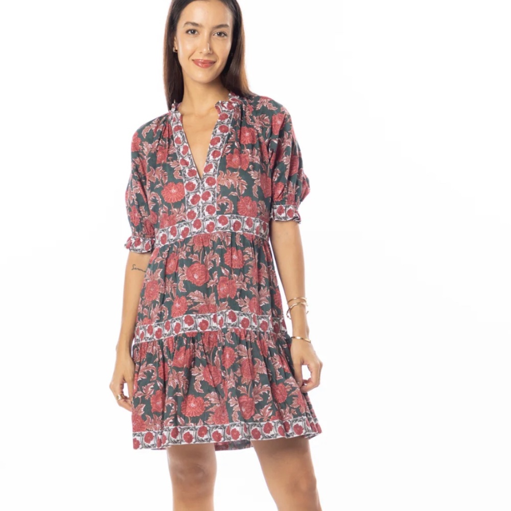 Bindu Eliana Dress, Sage, NWT